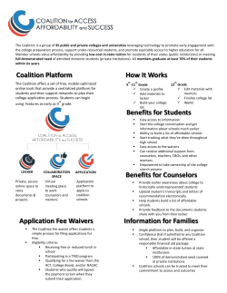 Coalition Application
