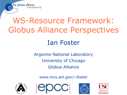 PPT - Globus Toolkit