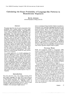 Calculating the Exact Probability of Language
