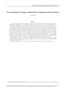 From Crossing-Free Graphs on Wheel Sets to