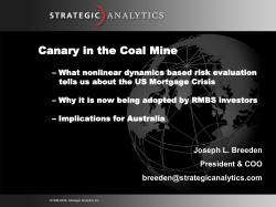 Forecasting, Stress Testing, Capital, and Scoring for a World of Crises.