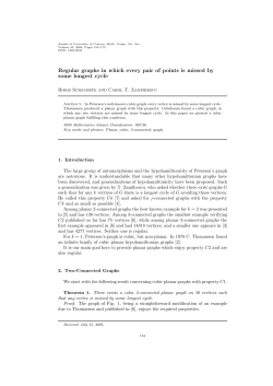 Regular graphs in which every pair of points is missed by