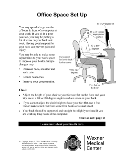 Office Space Set Up - OSU Patient Education Materials