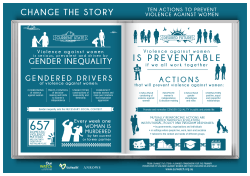 Change The Story - Ten Actions to Prevent Violence Against Women