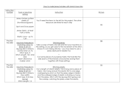 How to make jersey knickers with stretch lace trim Instruction