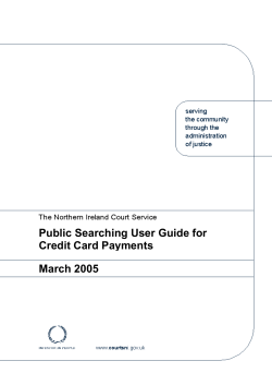 ICOS UserGuide Credit Card Payments