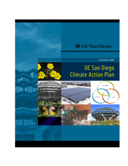 Climate Action Plan - UCSD Sustainability
