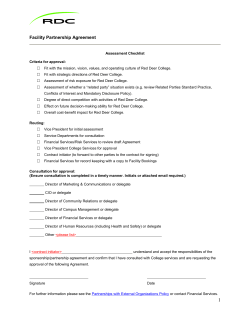 Facility Partnership Agreement (template)