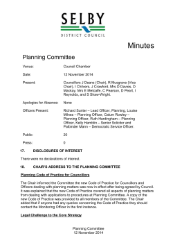 12-11-14 - Planning Committee