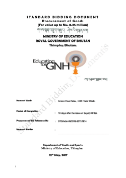 SBD - Ministry of Education