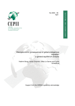 Macroeconomic consequences of global endogenous