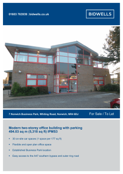 For Sale / To Let Modern two-storey office building with