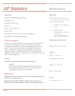 AP Stats - ERVING Network