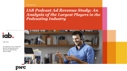 IAB Podcast Ad Revenue Study: An