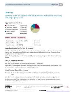 Lesson 10 - EngageNY