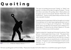 Quoiting On Line exhibition - Museum of the Scottish Shale Oil Industry