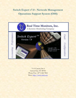 Switch Expert&trade; (SE) Overview