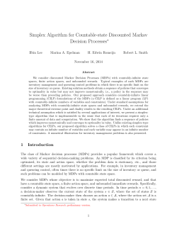 Simplex Algorithm for Countable-state Discounted Markov Decision