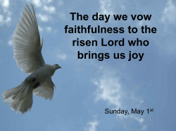 For Our Guests - St. Peter Evangelical Lutheran Church