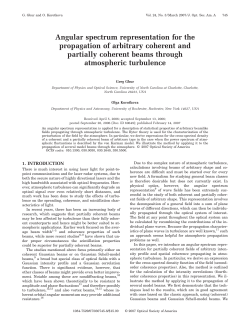 Angular spectrum representation for the