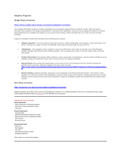 Adaptive Climbing Program