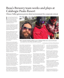 Beau`s Brewery team works and plays at Calabogie Peaks Resort