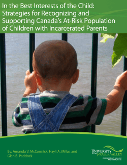 In the Best Interests of the Child: Strategies for Recognizing and