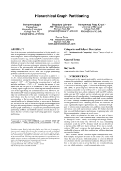 Hierarchical Graph Partitioning