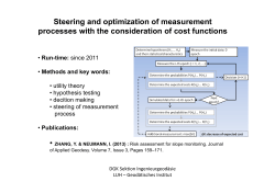 Steering and optimization of measurement processes with the