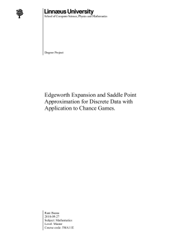 Edgeworth Expansion and Saddle Point Approximation