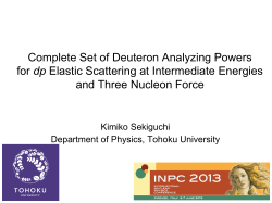 Three Nucleon Force (3NF)