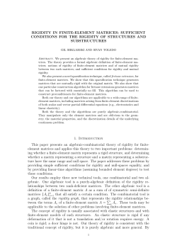 RIGIDITY IN FINITE-ELEMENT MATRICES: SUFFICIENT
