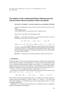 The solutions of the n-dimensional Bessel diamond operator and the
