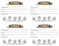 Foul Ball Home Run! Base Hit Double Strike!