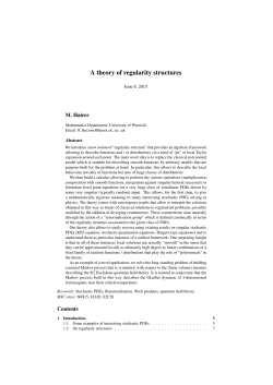 A theory of regularity structures