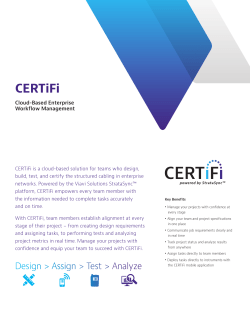 CERTiFi - Viavi Solutions Inc.
