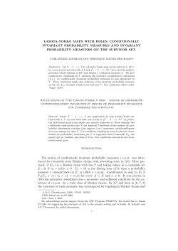 lasota-yorke maps with holes: conditionally invariant probability