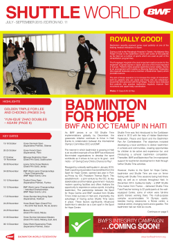 shuttle world - Badminton Ireland