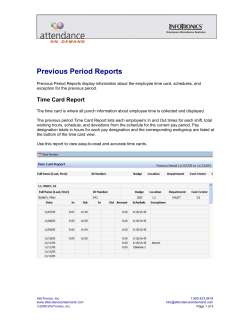 Previous Period Reports