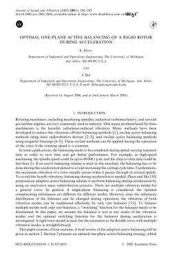 optimal one-plane active balancing of a rigid rotor during acceleration