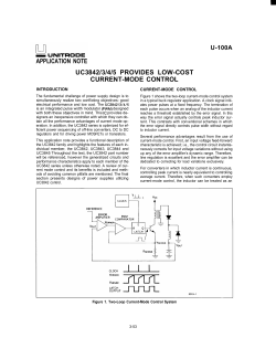 APPLICATION NOTE UC3842/3/4/5 PROVIDES LOW
