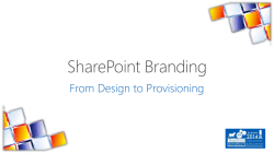 SharePoint Branding