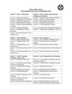 Curriculum Match &ndash; Grade 7/8 Math Makes Sense