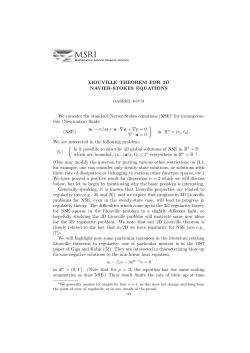 Liouville Theorem for 2D Navier-Stokes Equations
