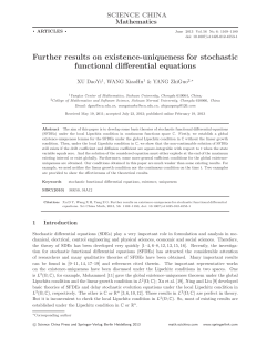 Further results on existence-uniqueness for stochastic functional