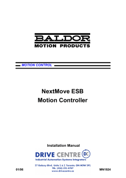 NextMove ESB Motion Controller