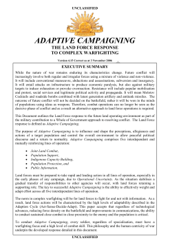 Adaptive Campaigning - Fund For Fallen Allies