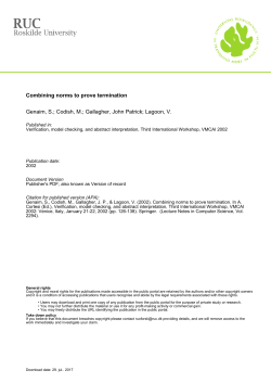 Combining norms to prove termination - Forskning