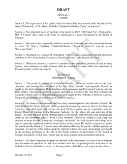 OCR Document - St. Mary`s Orthodox Cathedral