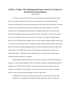 Profit vs. People: The Challenging Decisions Faced by Executives in